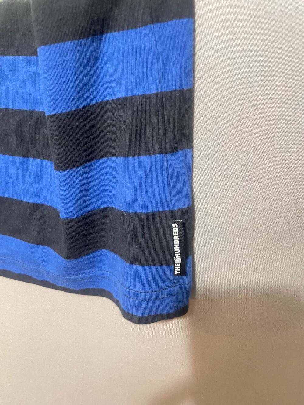 The Hundreds Blue, Black, and Off-White Striped Tank Top Large - Picture 7 of 7